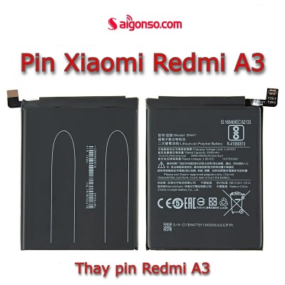 Thay pin Redmi A3